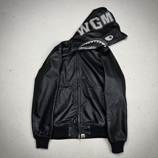 Bape Leather Hoodie/Jacket