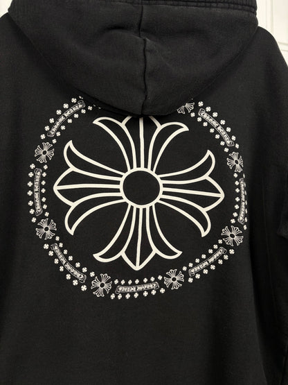 Chrome Hearts Plus Cross Dagger Zip Hoodie