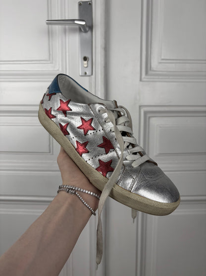 Saint Laurent Silver Star Sneaker