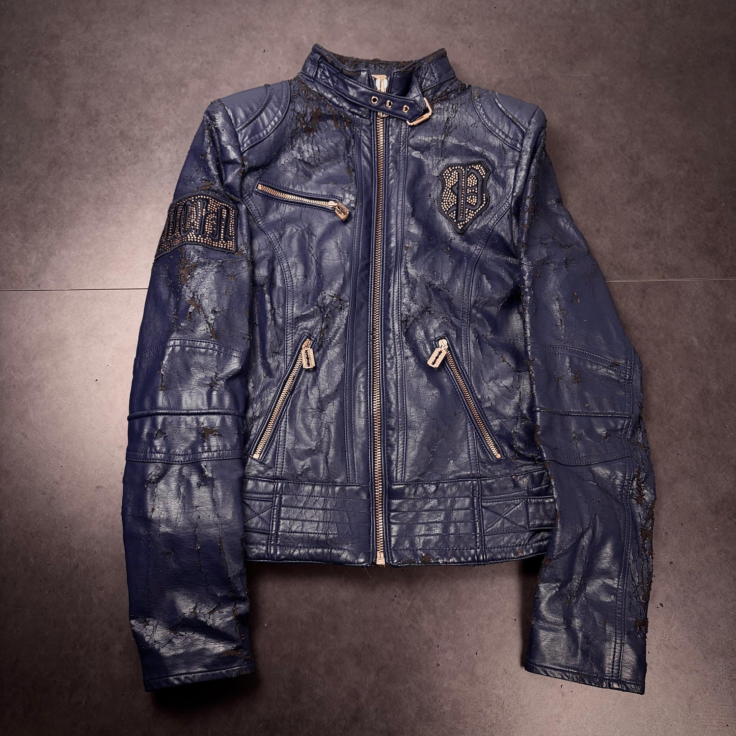 Philipp pleib razorblade leather jacket