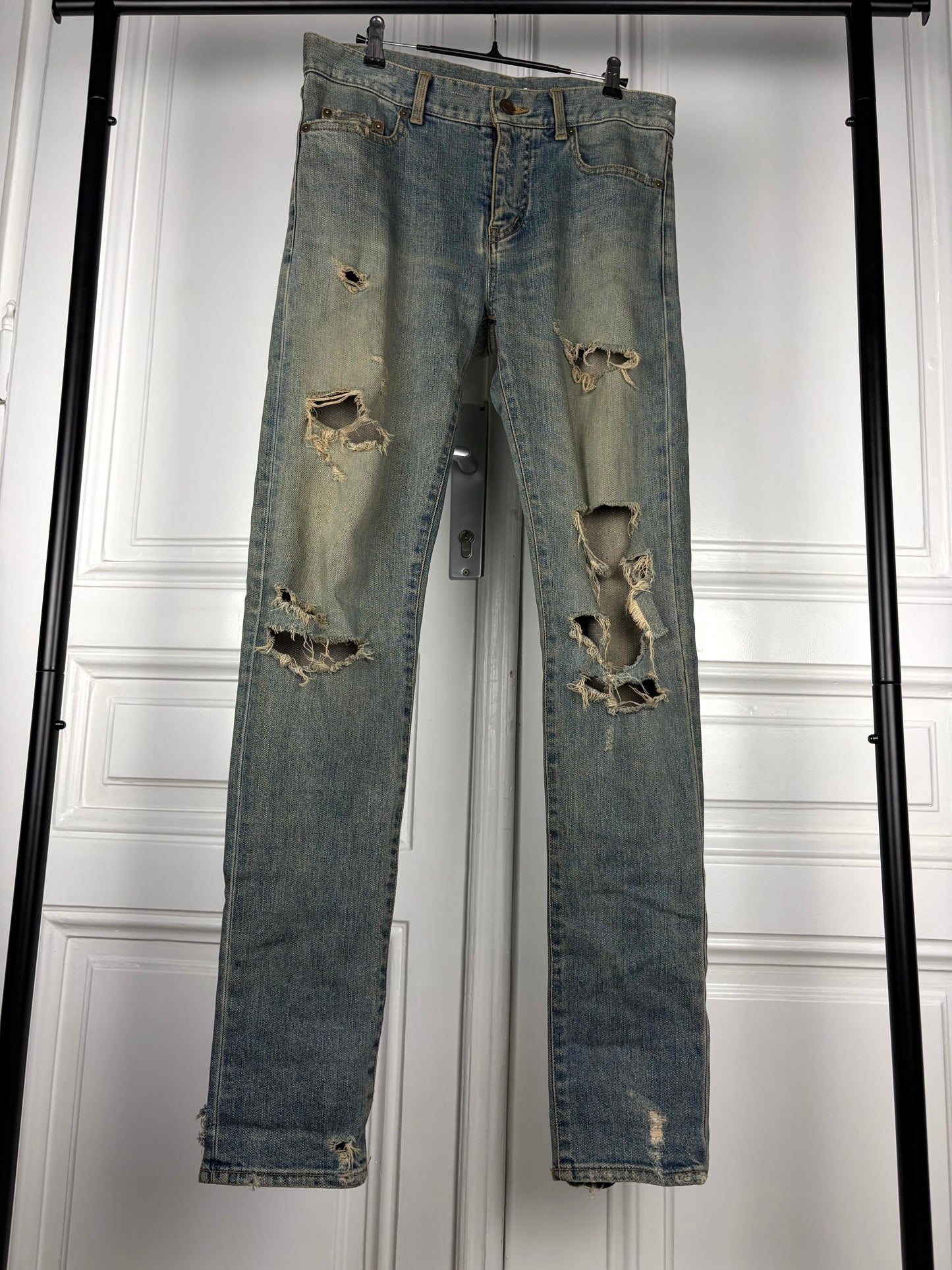 Saint Laurent 2015 Crash Denim
