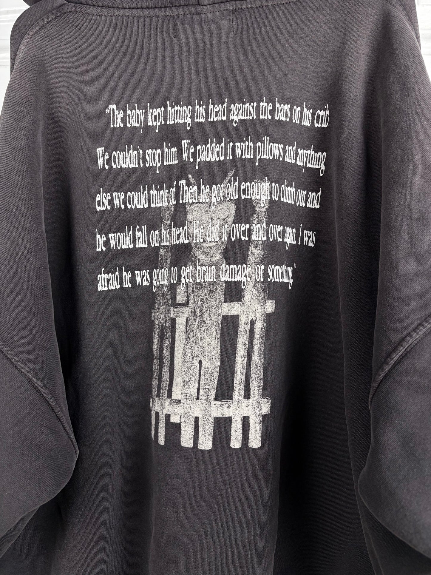 Enfants Riches Déprimés head against the bars Hoodie