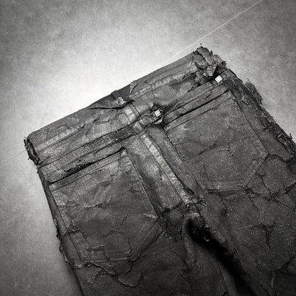 Givenchy Cracked Wax Denim