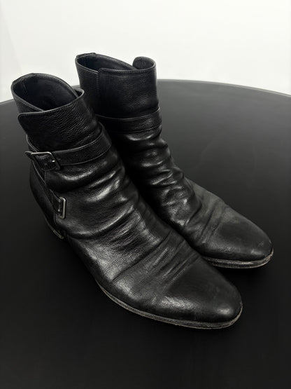Saint Laurent Dorian Buckle Boots