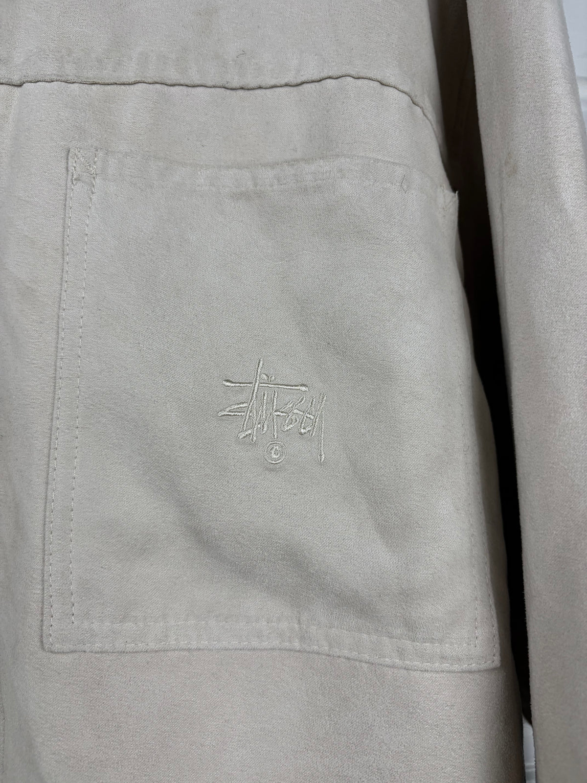 Stussy suede overshirt