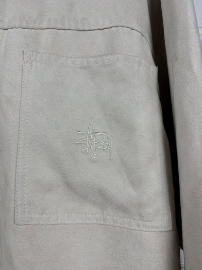 Stussy suede overshirt
