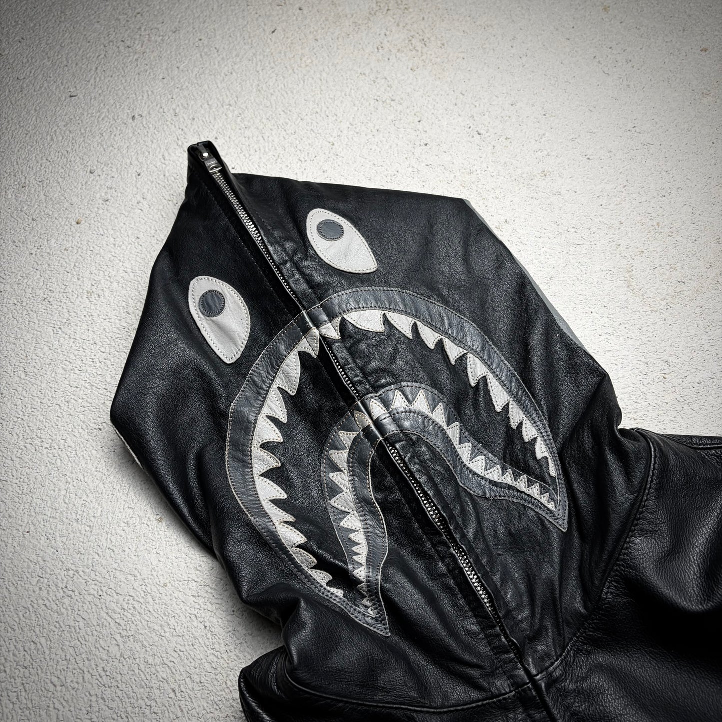 Bape Leather Hoodie/Jacket