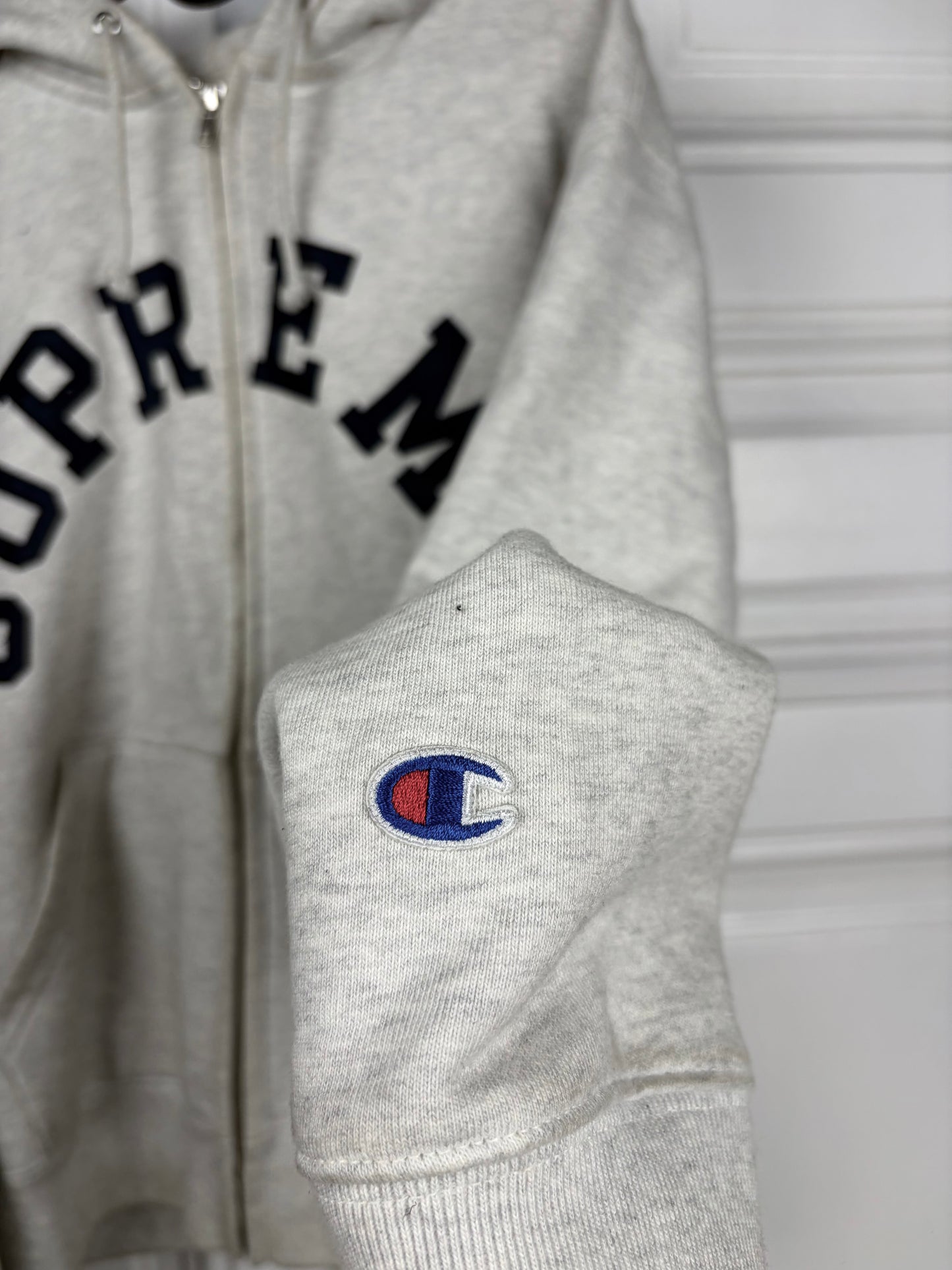Supreme x Champion Logo Zip Up