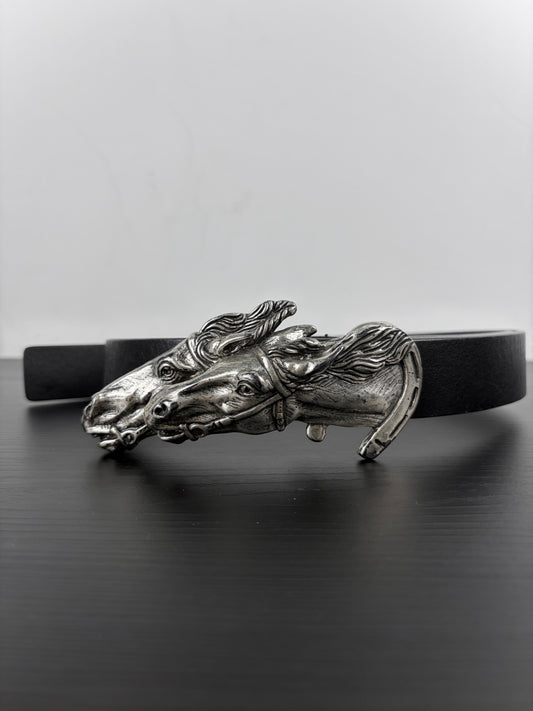 Gucci Double Horse Belt