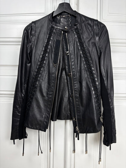 Gucci SS10 Braided leather jacket