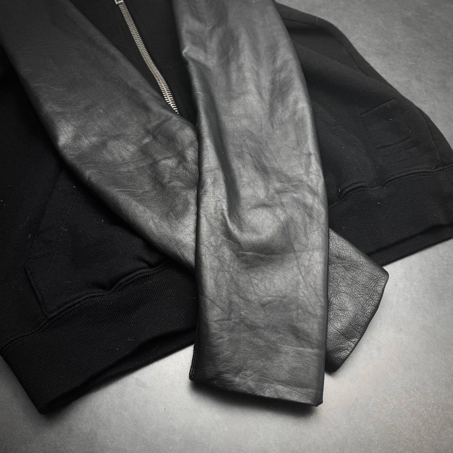 Rick Owens Olmar&Mirta Leather Wizard Hoodie