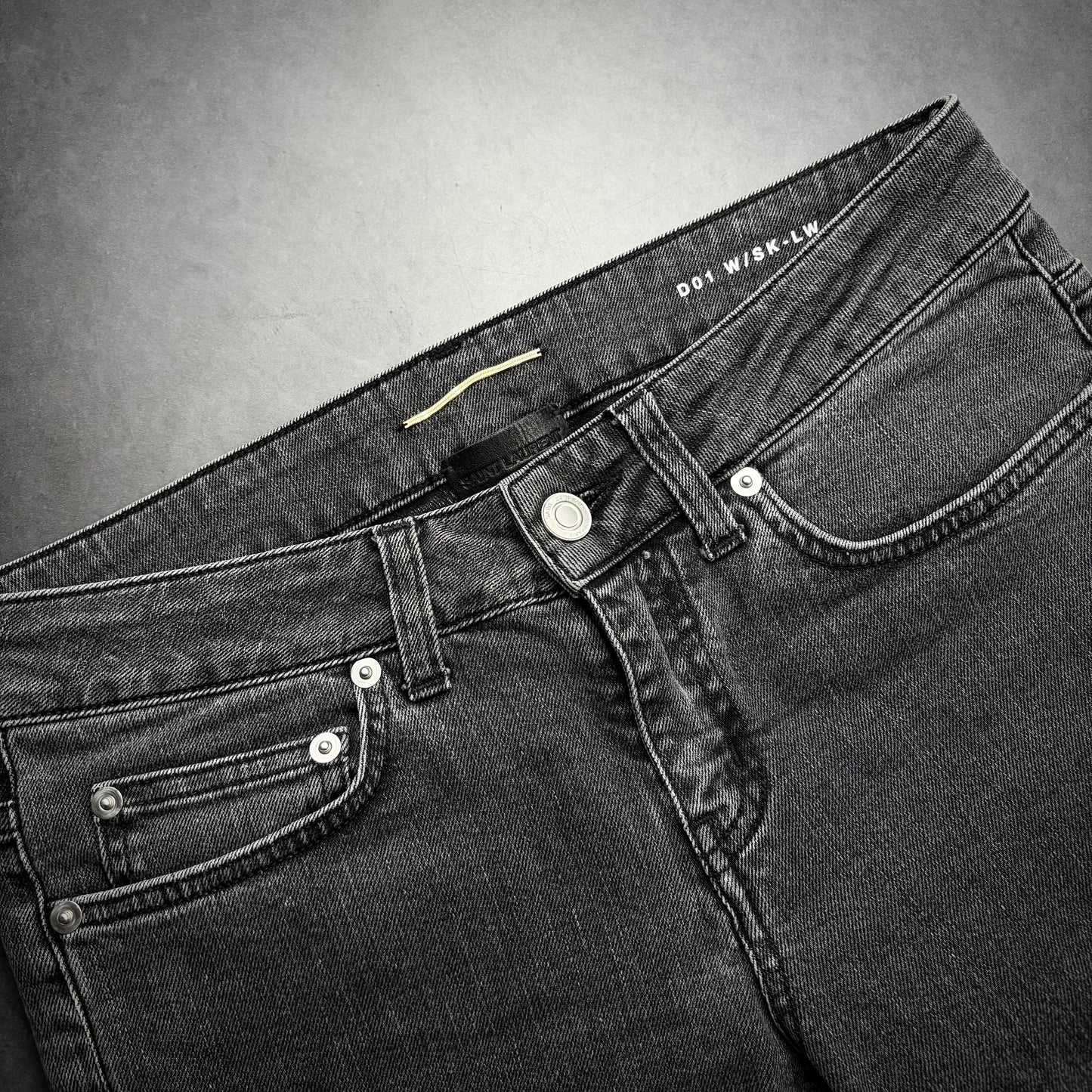 Saint laurent back pocket zip d02