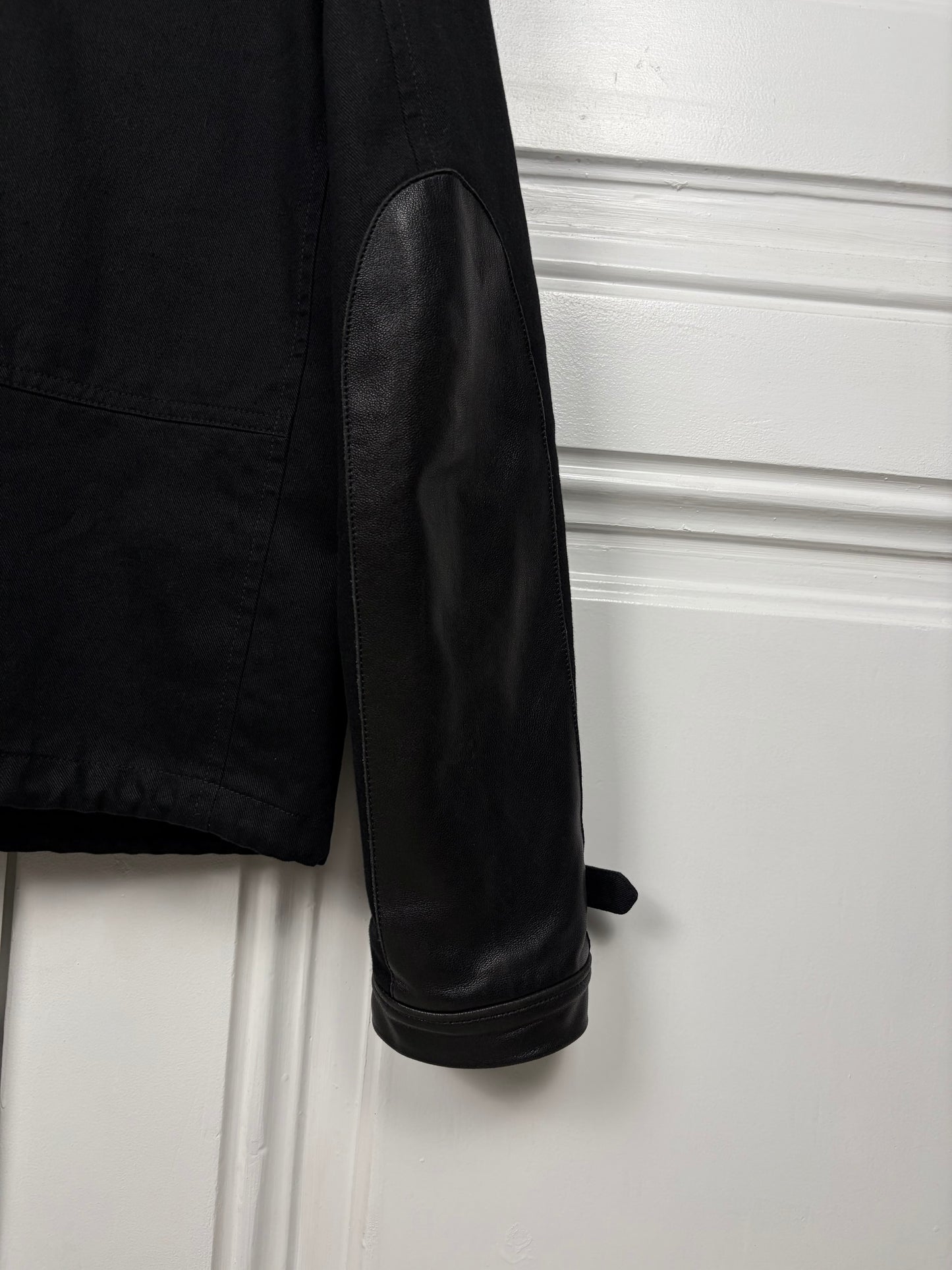 Saint Laurent Cropped Leather Panel Parka(preis)