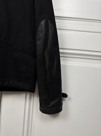 Saint Laurent Cropped Leather Panel Parka(preis)