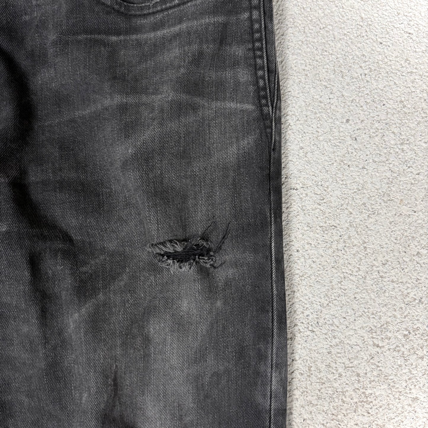 Saint Laurent 2018 D02 Distressed Denim