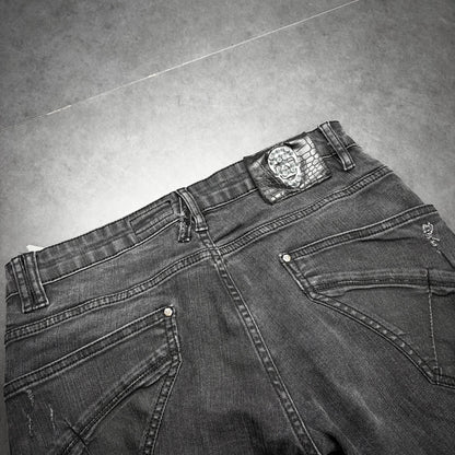 Philipp plein distressed denim