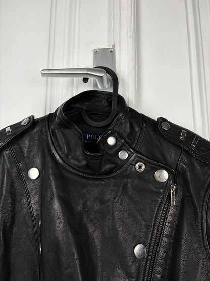 Ralph Lauren Sample Leather Napoleon Jacket