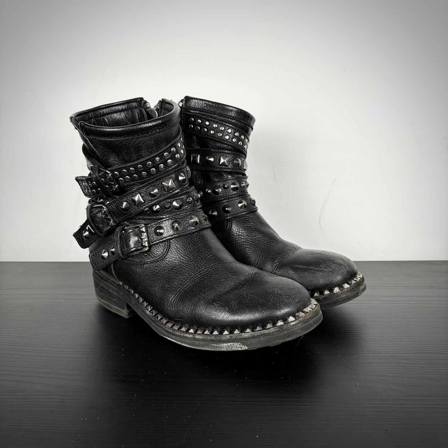 ASH Studded Strap Boots