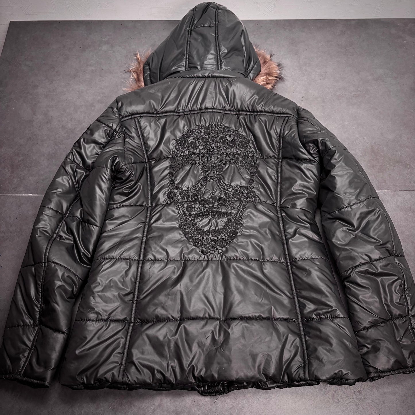 Philipp plein waxed jacket