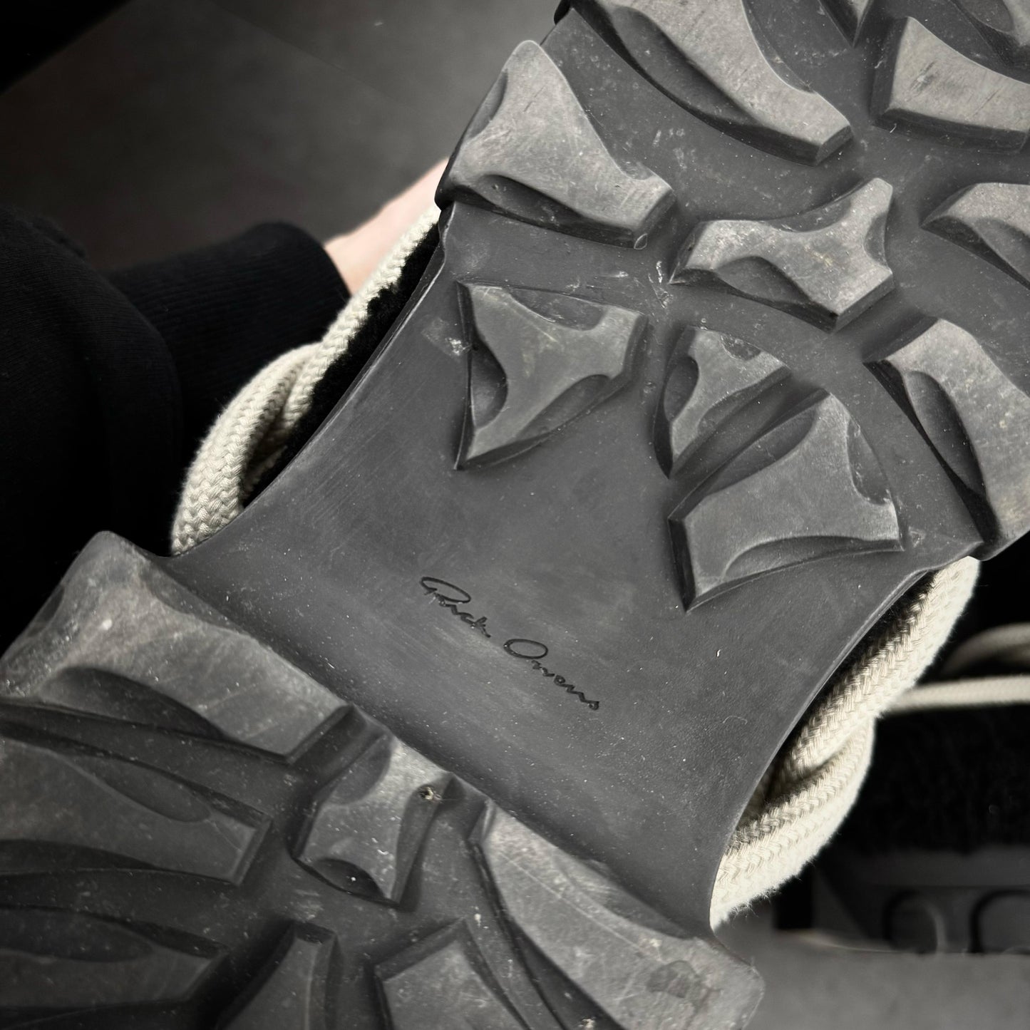 Rick owens „sherling“ lunar boots F/W22 STROBE