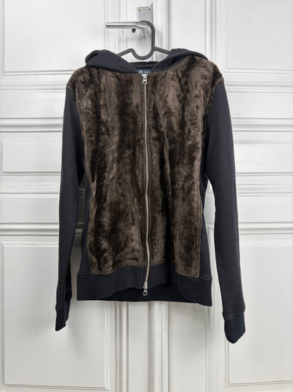 Halb Fur Zip Hoodie