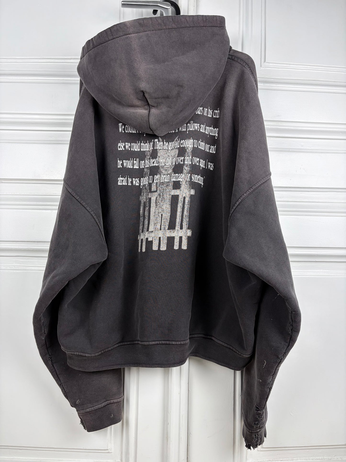 Enfants Riches Déprimés head against the bars Hoodie