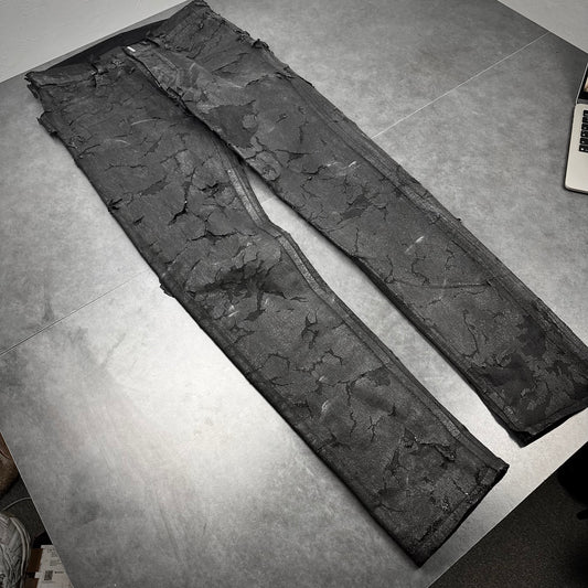 Givenchy Cracked Wax Denim