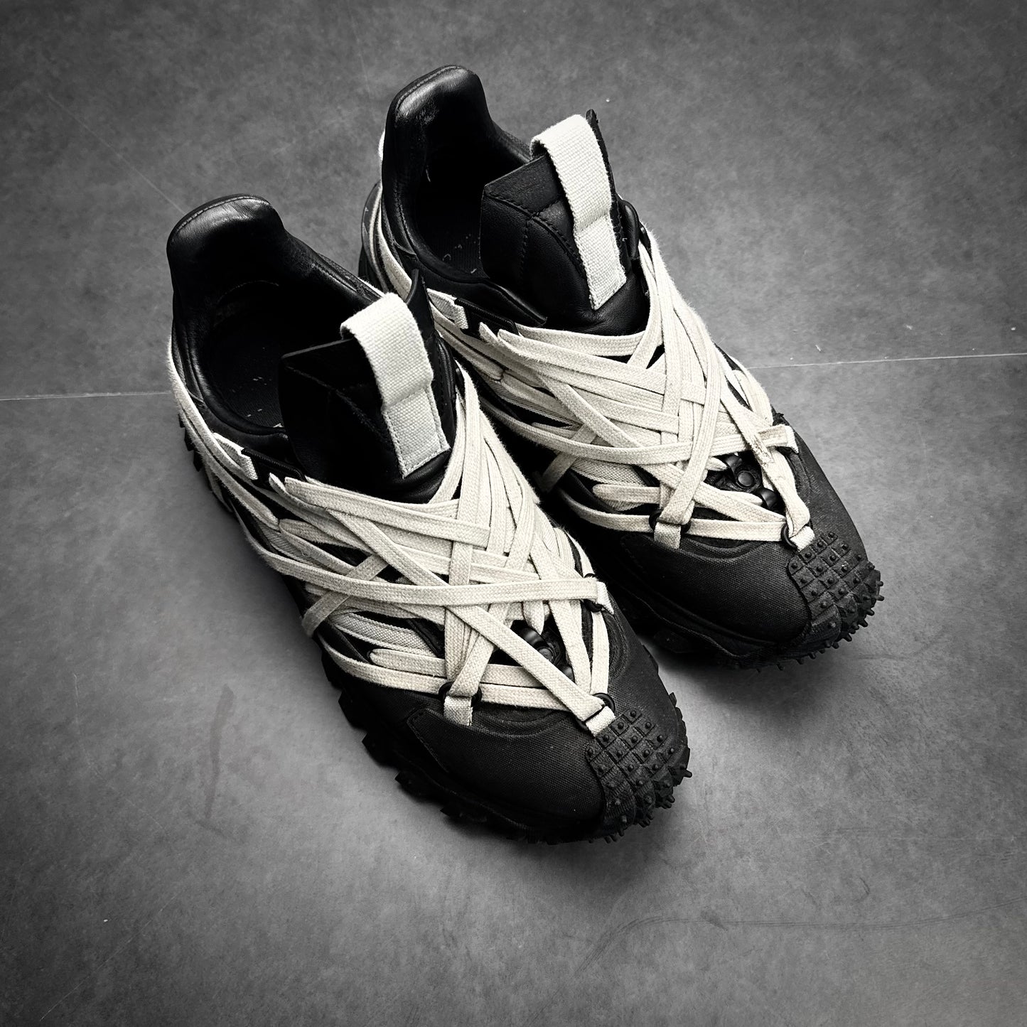 Rick Owens X Moncler Megalaced Hiking Sneaker