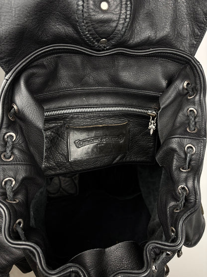 1/1 Chrome Hearts XL 5 Buckle Gunslinger Dagger Leather Backpack