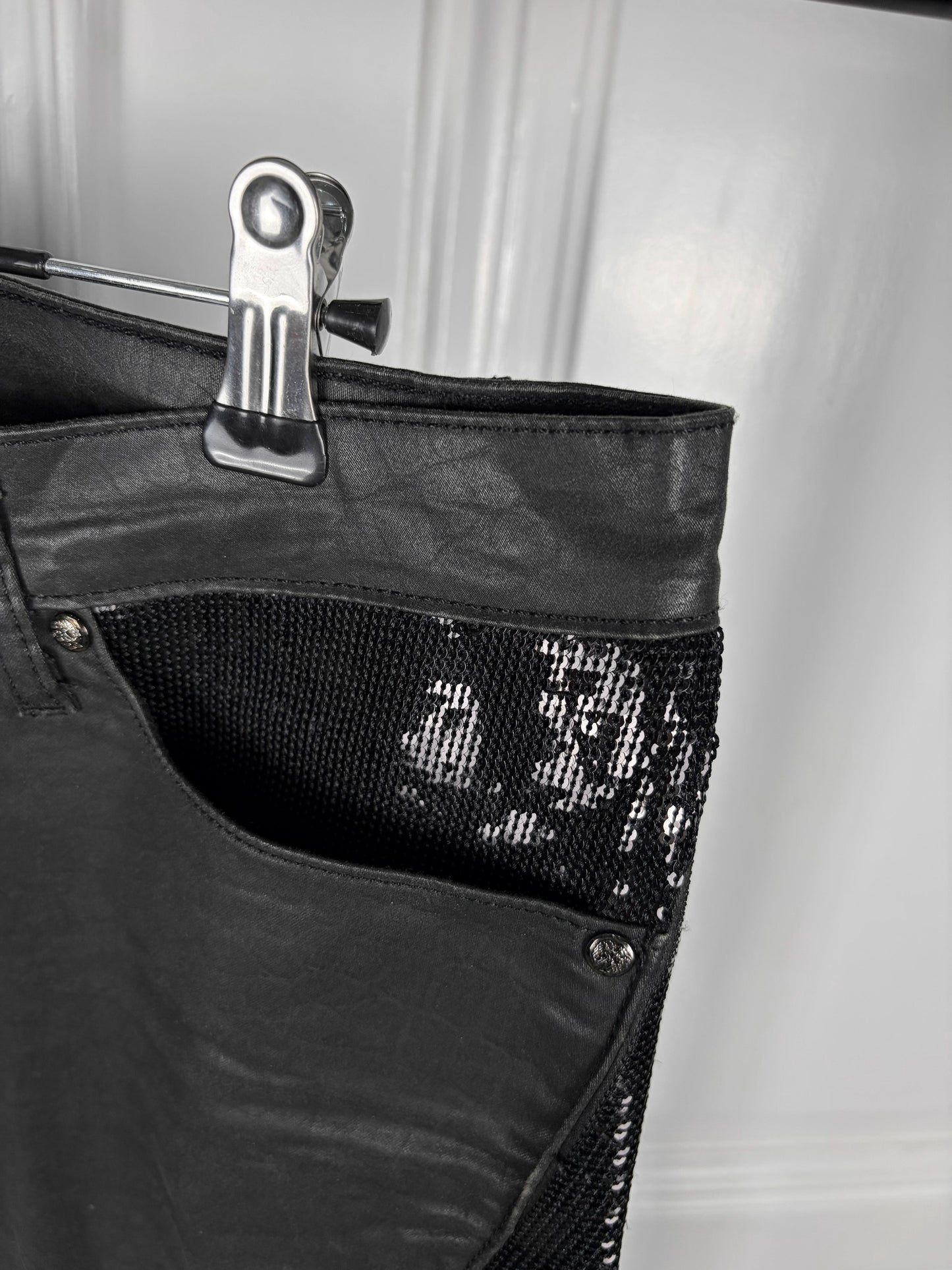 Faith connexion waxed jeans
