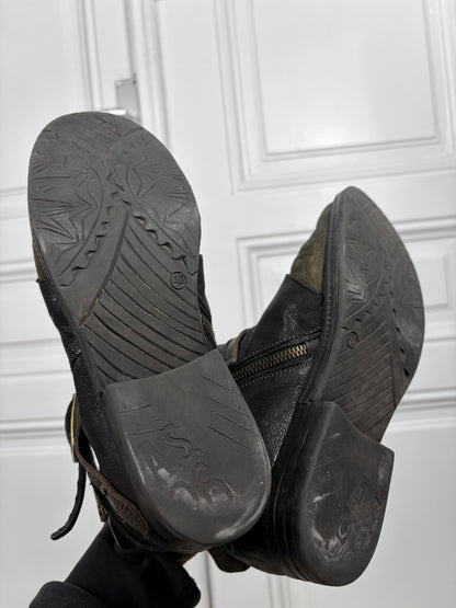 AS98 Gold Buckle Boots