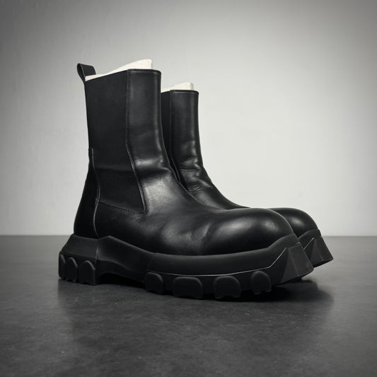 Rick Owens Beatle Bozo Tractor Boots S/S23 LIDO