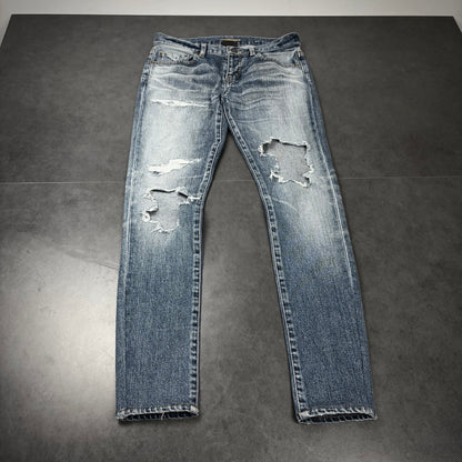 Saint Laurent d01 Crash Denim