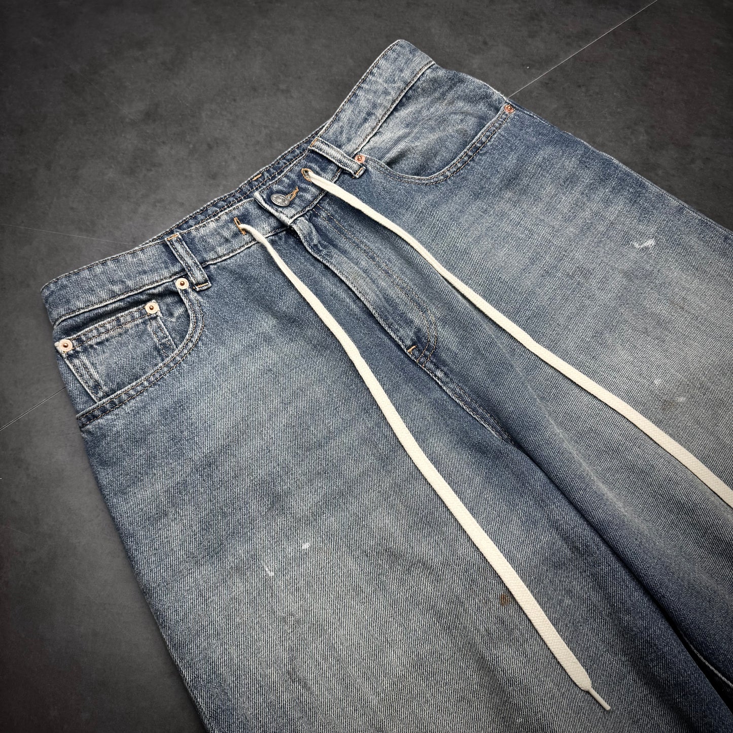 Margiela MM6 Shoelace Baggy Jeans