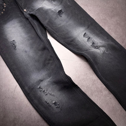 Philipp plein washed star bootcut denim