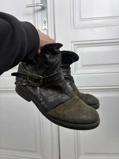 AS98 Gold Buckle Boots