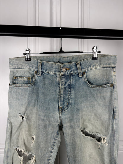 Saint Laurent Crash Denim