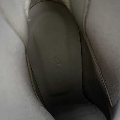 Rick Owens „Pearl Milk“ Cowfur Kiss Heels AW/22