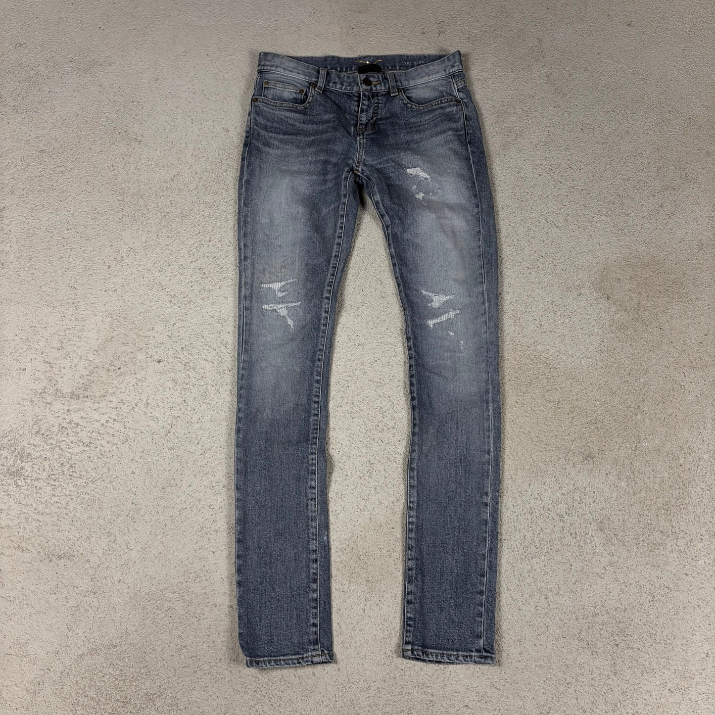 Saint Laurent 2016 D01 Distressed Denim
