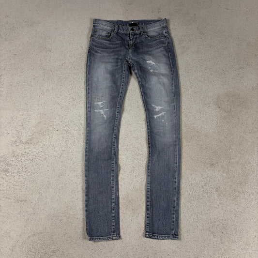 Saint Laurent 2016 D01 Distressed Denim