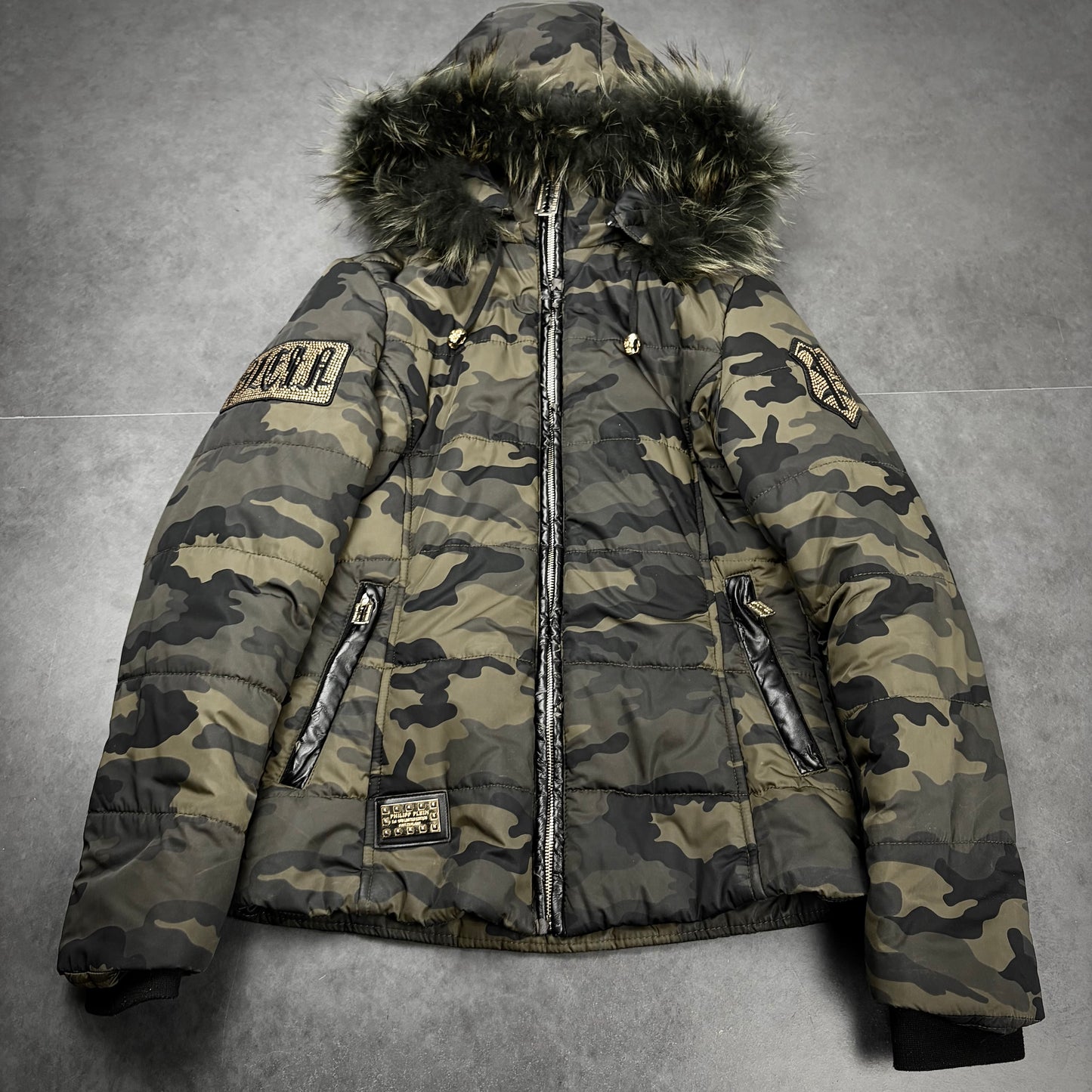 Philipp Plein Razorblade Camo Jacket