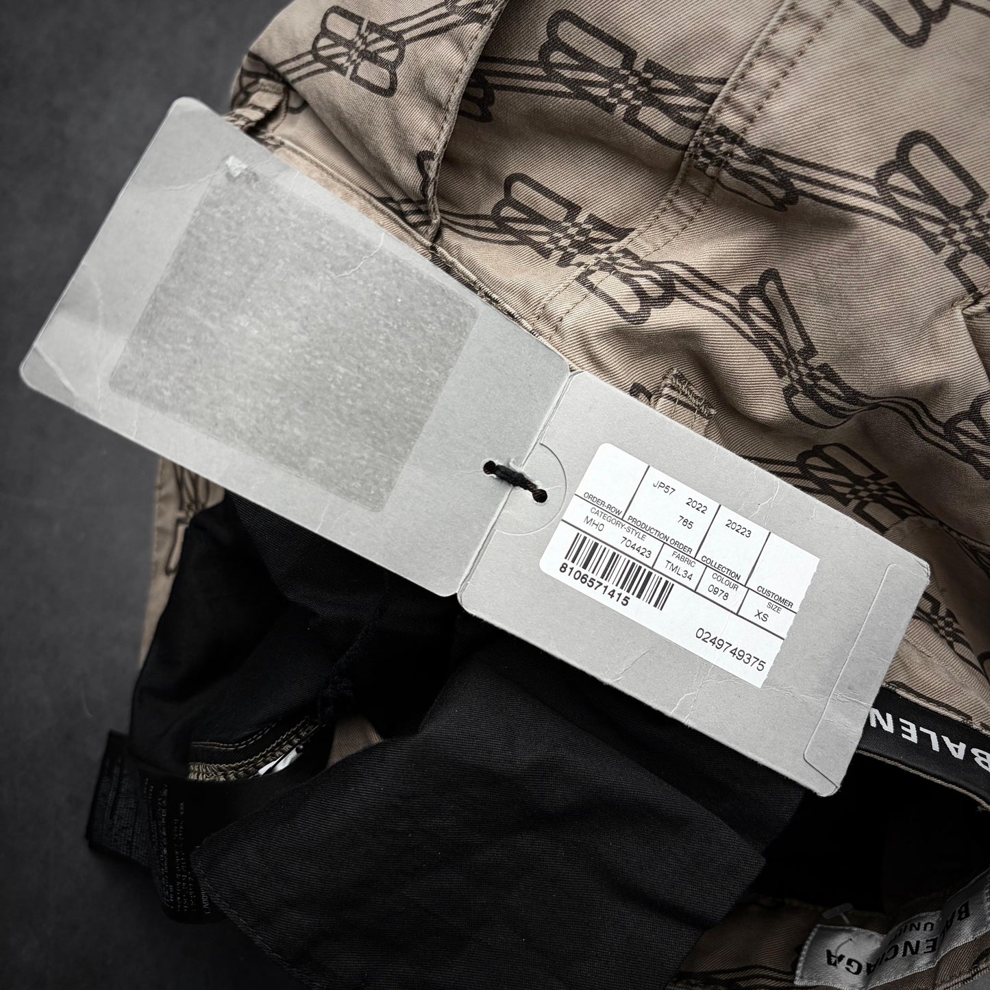 Balenciaga transformable logo camo