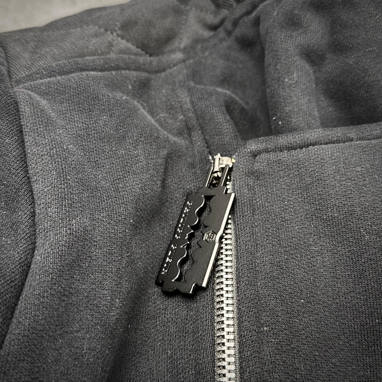 Philipp plein Razorblade side zip hoodie
