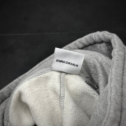 Vetements cropped split hoodie