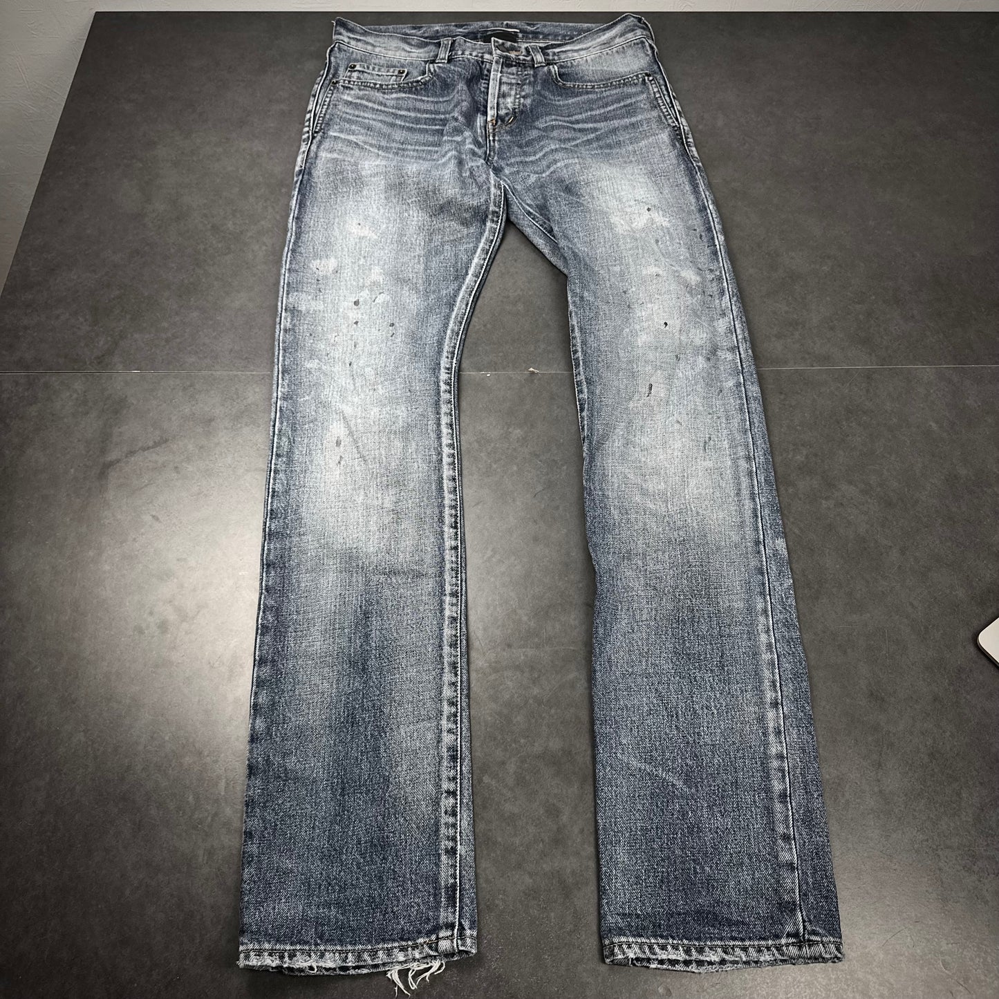 Saint Lauren Painted Denim