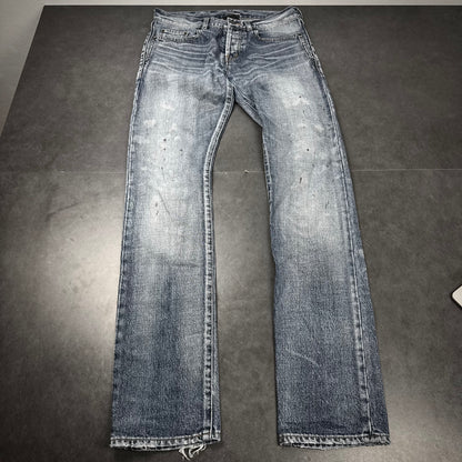 Saint Lauren Painted Denim