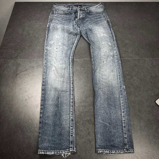 Saint Lauren Painted Denim