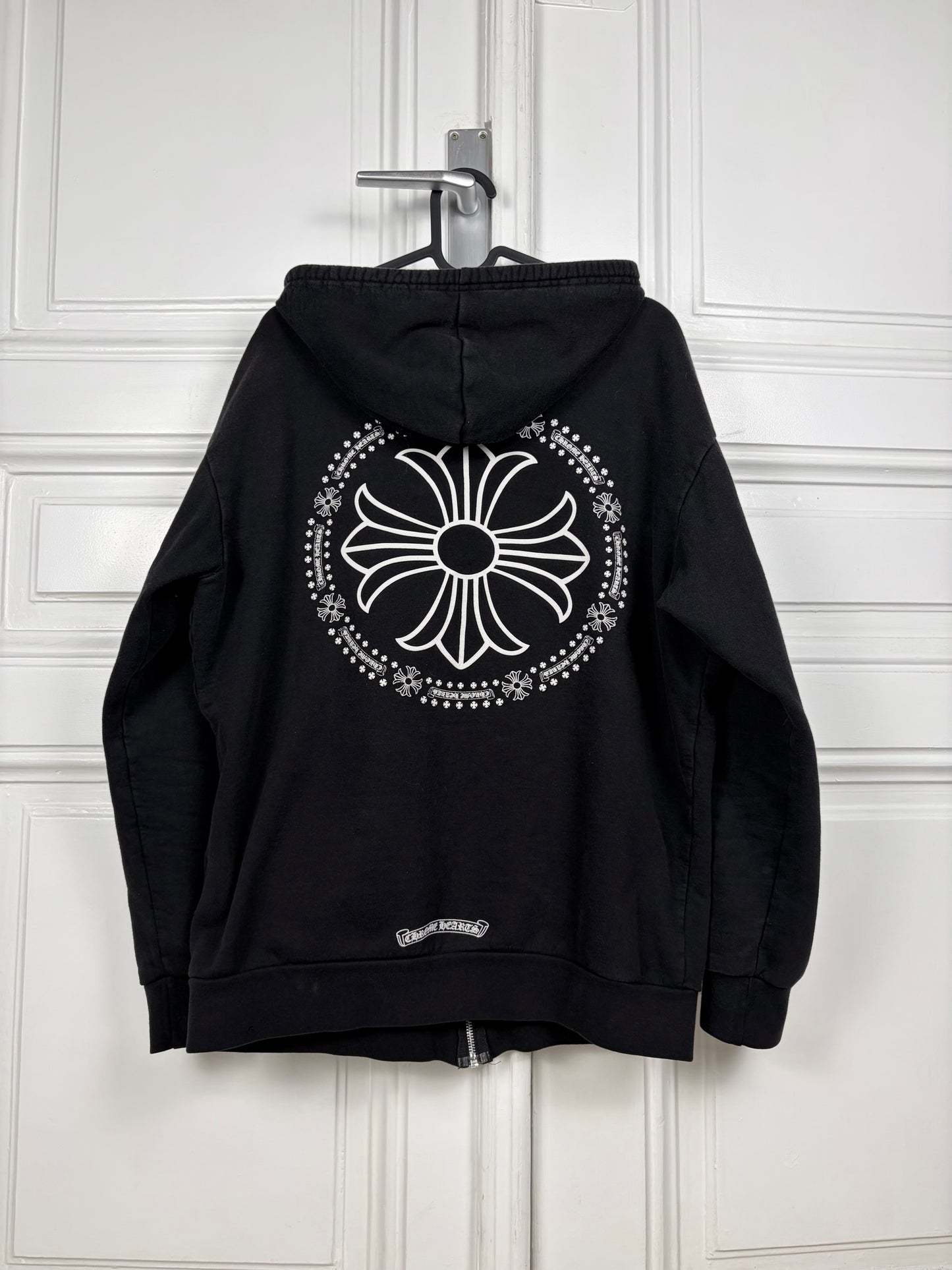 Chrome Hearts Plus Cross Dagger Zip Hoodie