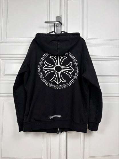 Chrome Hearts Plus Cross Dagger Zip Hoodie