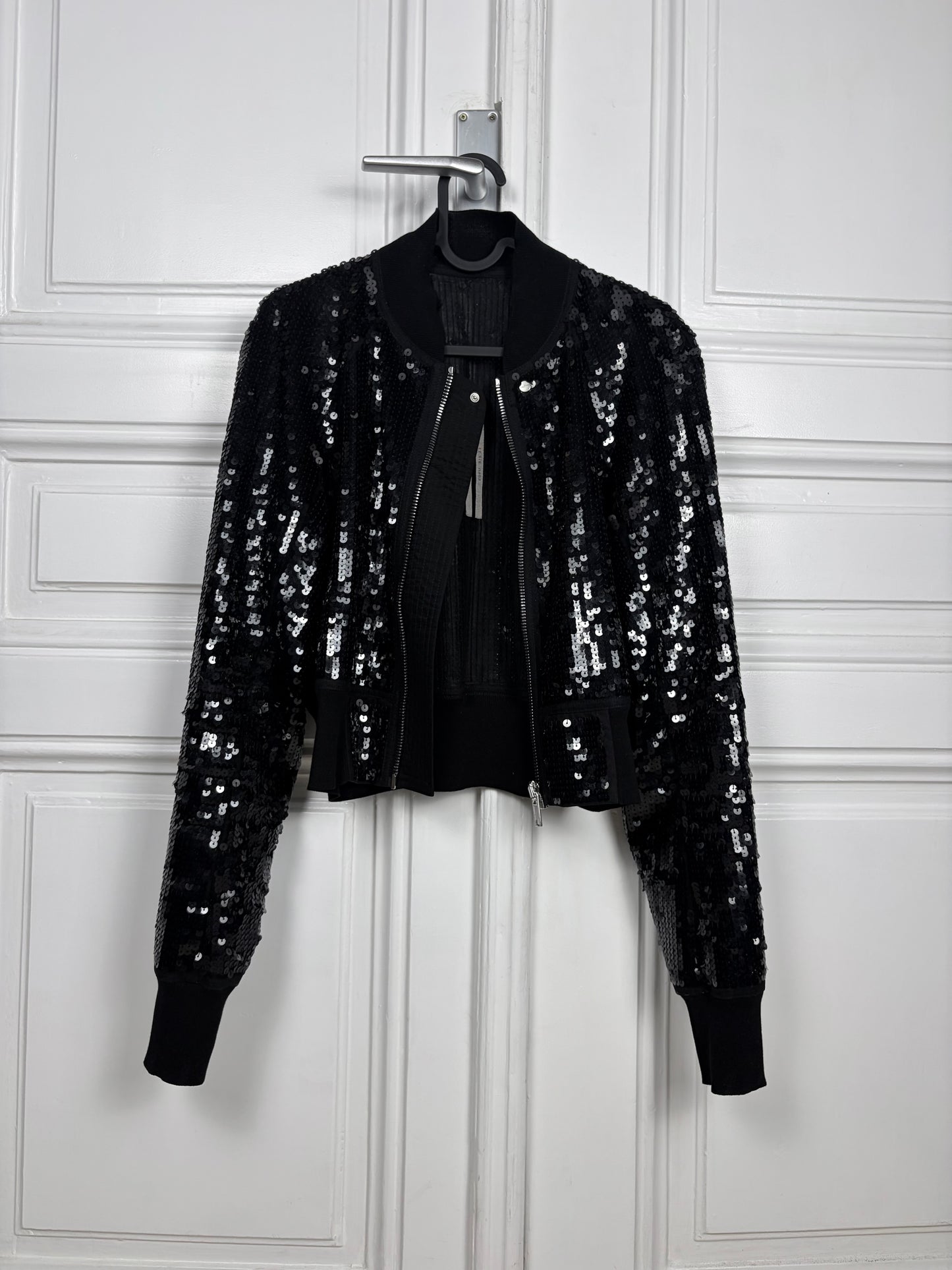 Rick Owens SS23 cropped flight jacket